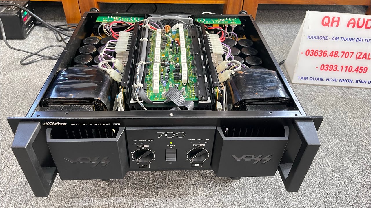 Sound quality test of the powerful Victor PS A700 amplifier