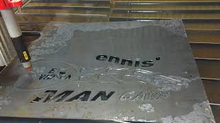 Delusional Designs Cnc 4x8 gen 23 cutting 16ga at 280ipm with Htp 875sc
