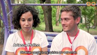 Ukrainian and Italian found each other in Spain. Now they are GoCamp volunteers