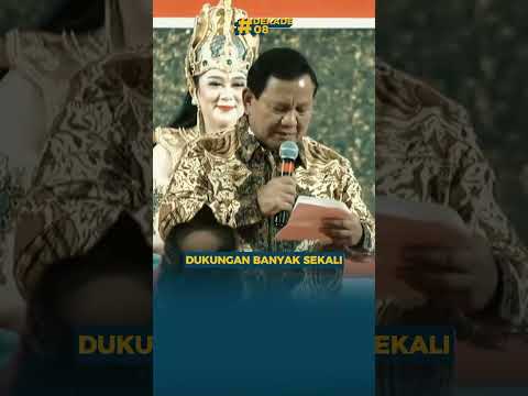Momen Prabowo bercanda di acara HUT Hendropriyono, beliau bilang begini