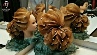 Advance Creative Rope Heart Hairstyle 2020 Raja jafri Hair Design Academy