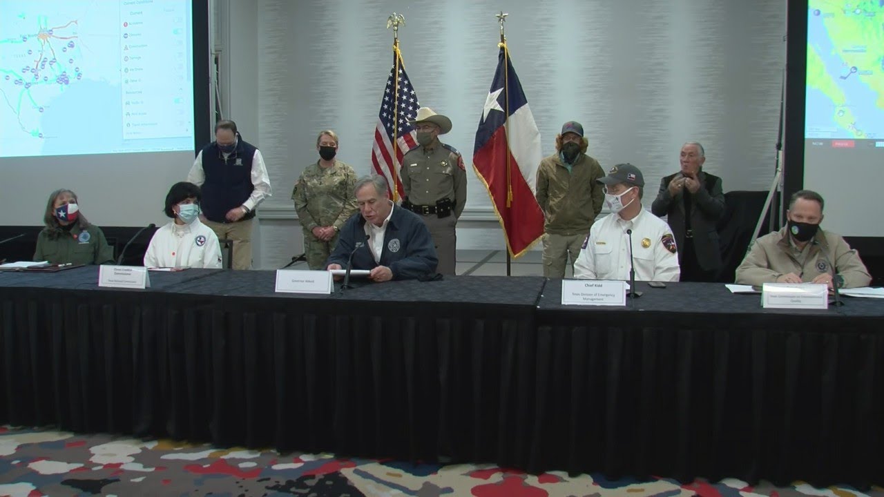 Texas Gov. Abbott Gives Update On Power, Winter Weather Response YouTube
