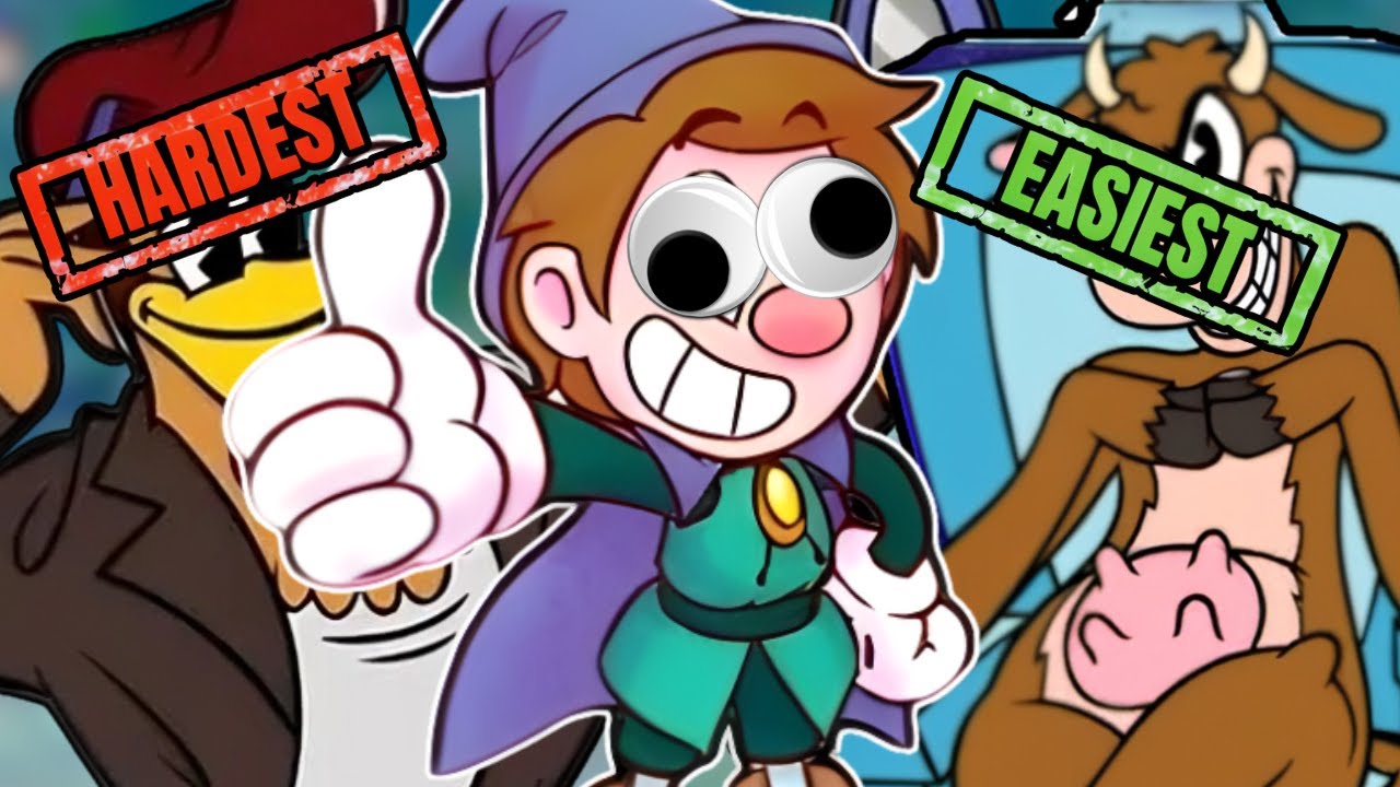 ALL Enchanted Portal Bosses RANKED Easiest to Hardest (Cuphead Clone)