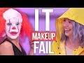 ‘IT’ Pennywise Halloween Makeup Tutorial FAIL! (Beauty Break)