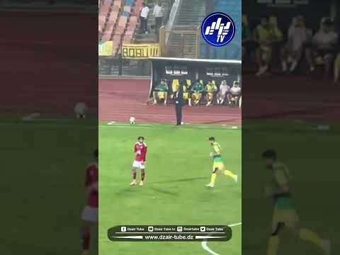 شاهد كيف تفاعل مدرب شبيبة القبائل زينباور مع لاعبيه في اللحظات الأخيرة من اللقاء امام الأهلي المصري