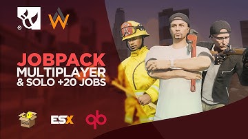 Fivem Job Pack | Multiplayer, Props and OneSync | +20 JOB | [ESX / QB / QBOX]
