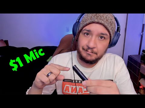 Puedo hacerte sentir ASMR con un microfono de 1 Dolar?