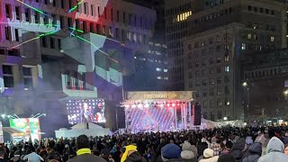 Boston New Year’s Eve Day 2023 2024 First Night City Hall Plaza Ice Sculpture Music Live Livestream