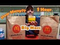 Biggest big mac challenge ever one hour one person how many