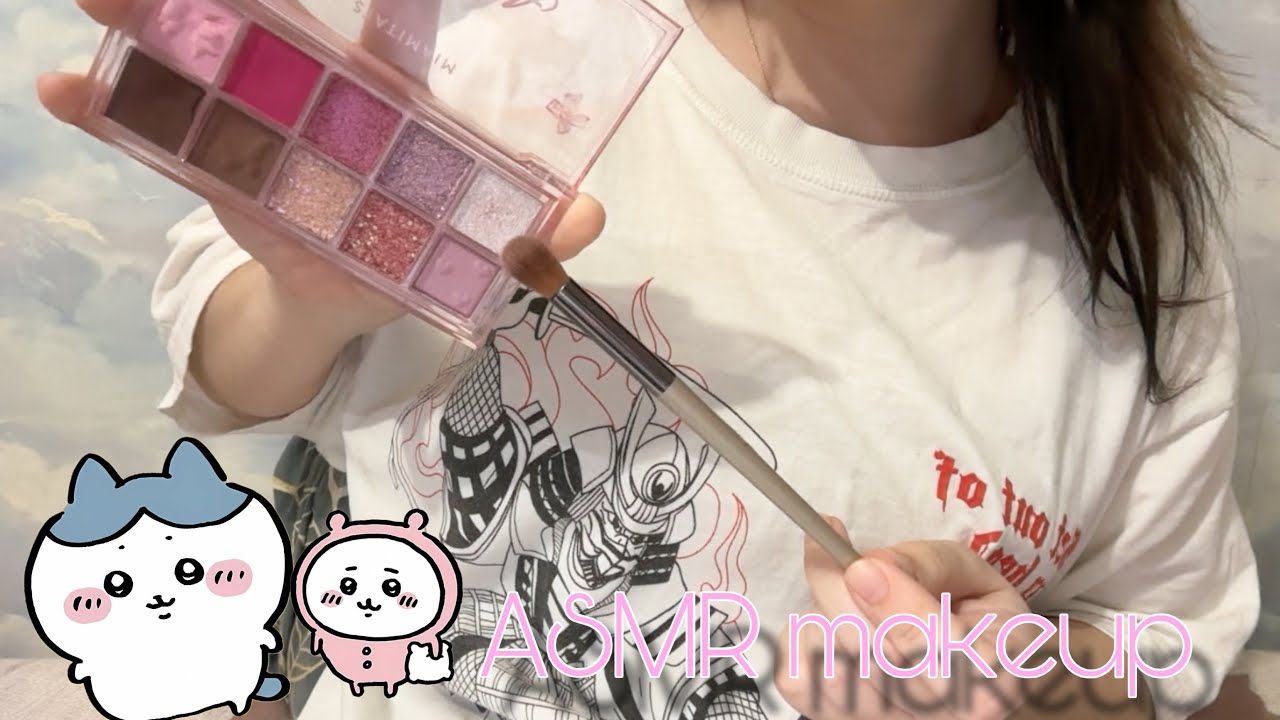АСМР макияж со свободой выбора (нет)🥰| визуальные триггеры, звуки рта!!!🫧