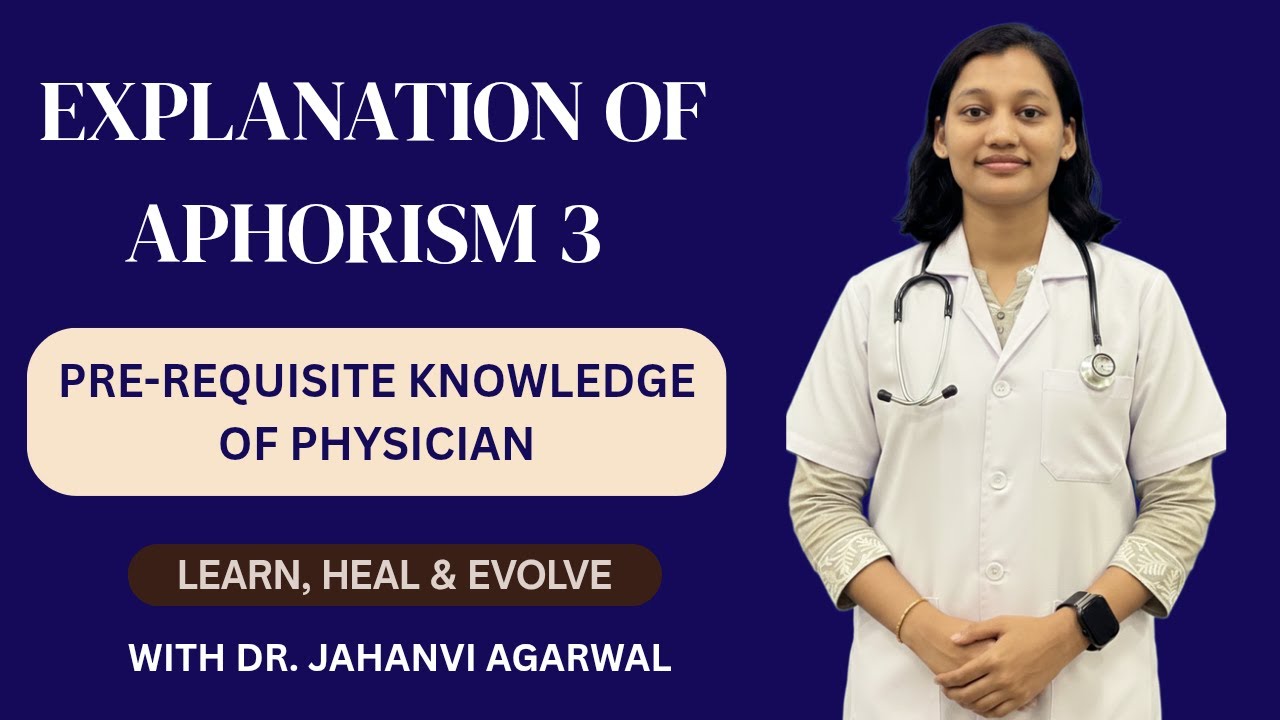 APHORISM 3 || ORGANON OF MEDICINE || DR. JAHANVI AGARWAL 