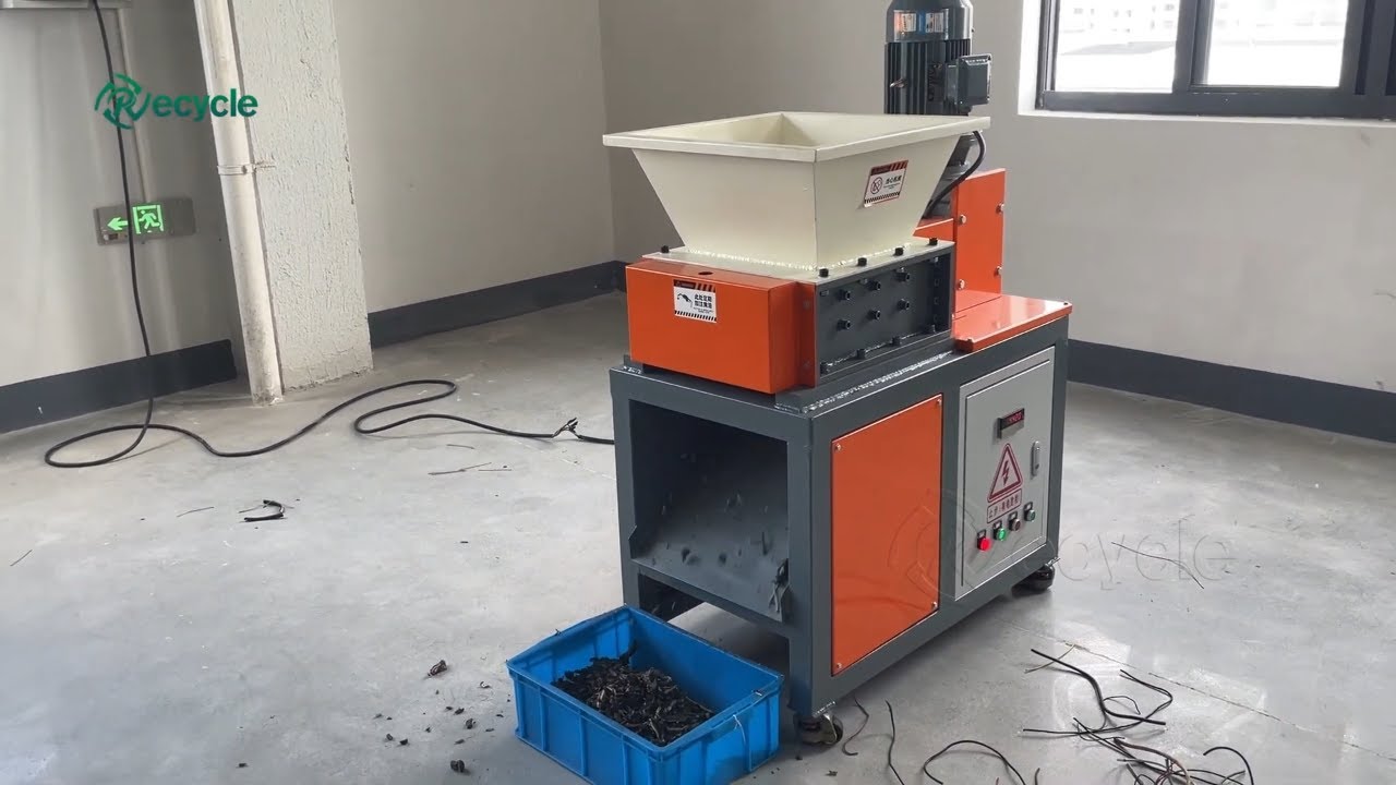 100200Kg/H Mini Industrial Shredder Small Scrap Crushing Machine