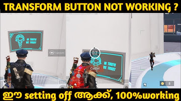 How to transform into insectoid in pubg|Transform button not working|Malayalam|psychoLINISH #shorts