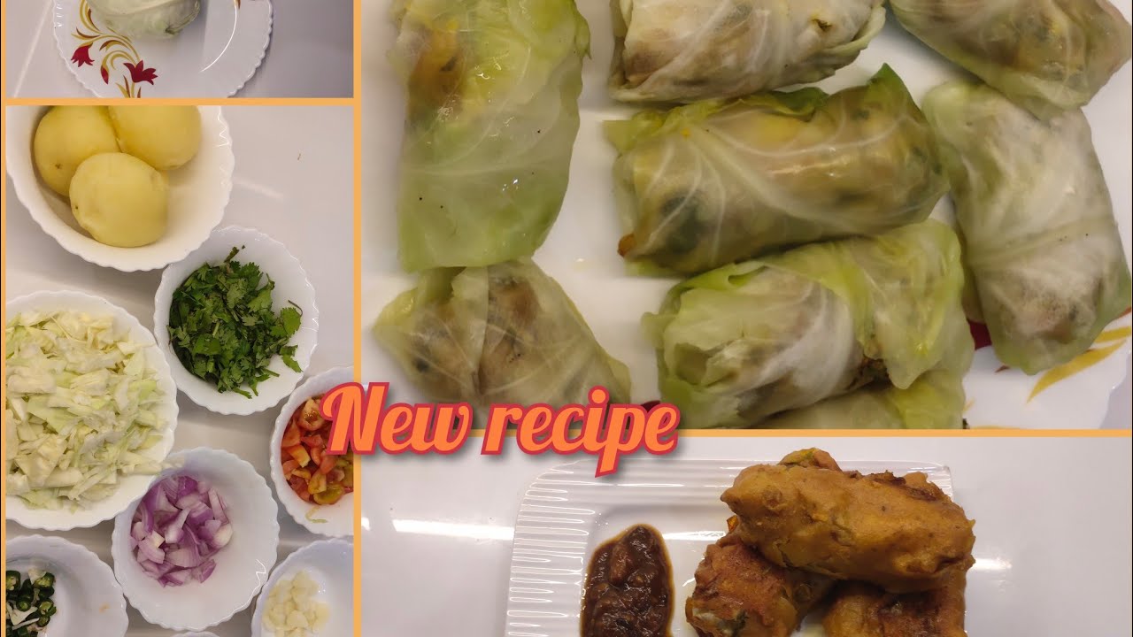 Cabbage potato roll kaise banaye/ Patta gobhi ka tasty chatpata new nashta /snacks recipe at home