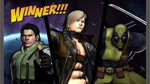 Ultimate Marvel vs Capcom 3 (XBONE) | [Chris / Dante / Deadpool] Arcade Playthrough p.2