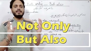 Not Only....But Also | Correlative Conjunction | By Syed Ali Raza Kazmi