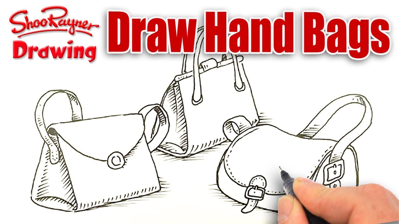 Handbag / Purse design illustration sketch drawing / Hand rendering by  Emily O'Rourke at Coroflot.com