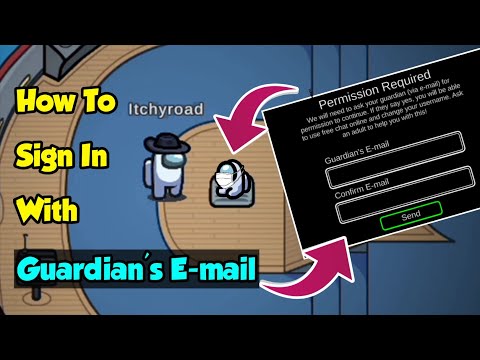 How To Sign In Among Us | How To Sign In With Guardian's E-mail In Among Us (For Below 13yr)