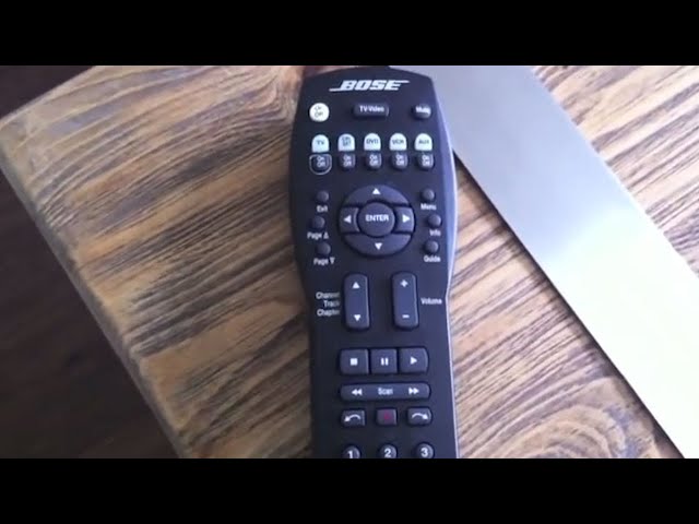 How To Program a BOSE REMOTE Cinemate - YouTube