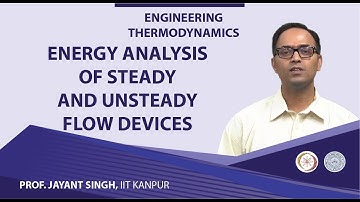 Energy analysis of steady and unsteady flow devices