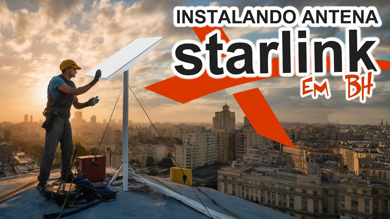 INSTALAÇÃO DA ANTENA DA STARLINK PARA SINAL DE SATÉLITE: DETALHES QUE ...