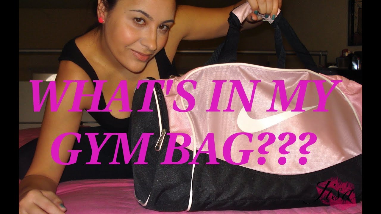 What's in my gym bag? Cosa c'è nel mio borsone da palestra?