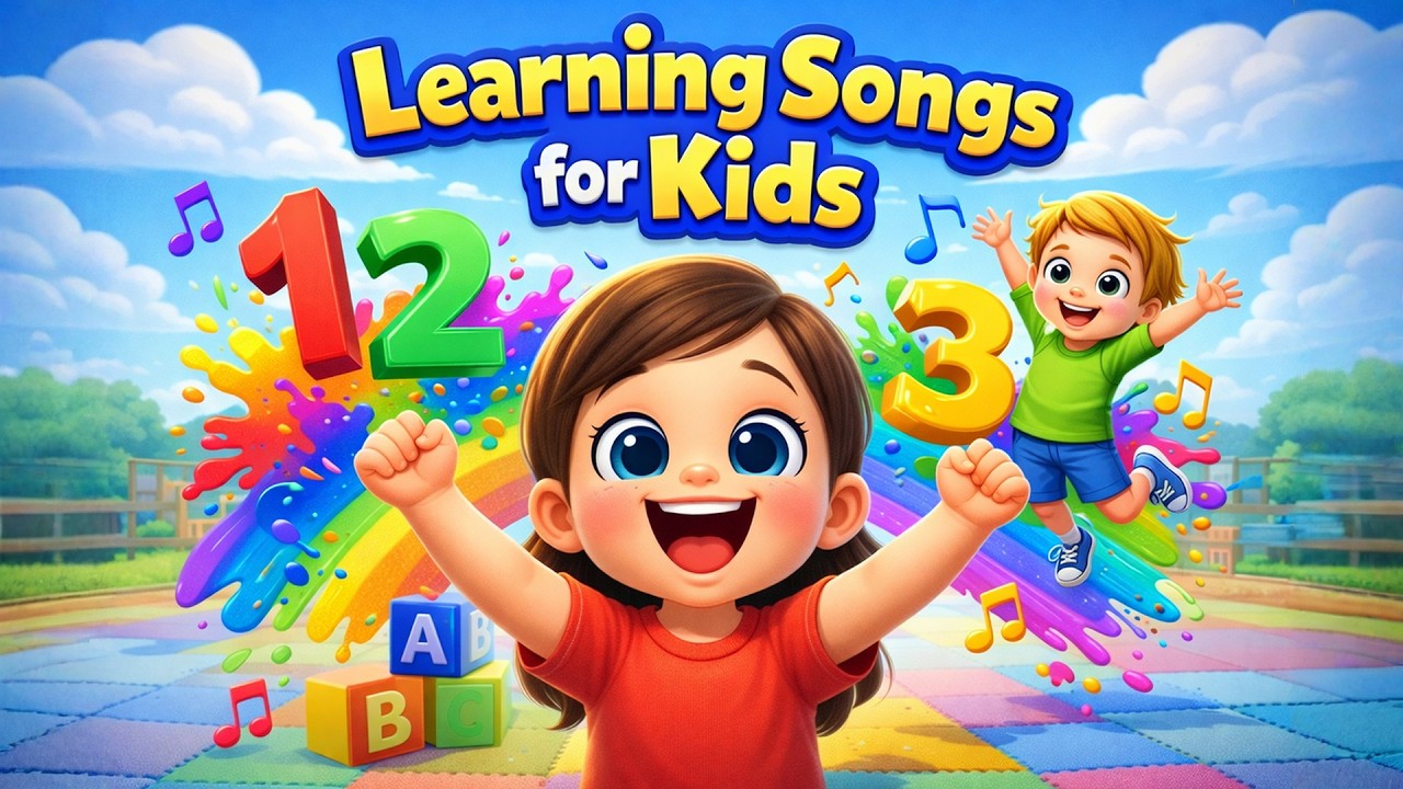 Learning Songs for Kids 🎶 | Numbers, Colors & Movement | Fun Preschool ...