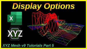 XYZ Mesh v9 Tutorials part 5 - The Display Options and Information Window inside of XYZ Mesh
