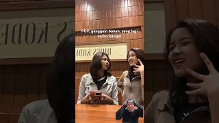 Ha ha ngakak gangguin temen #jogetseru #dance #funny #dancechallege