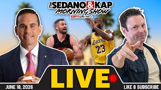 LeBron reunites with K-Love in LA??👑🏀 | Sedano & Kap Morning Show