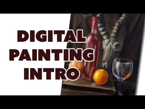 A Lesson of creating a Still Life Digital Painting using Adobe Photoshop