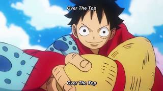 Over The Top (One Piece 22nd Opening Song) HD with lyrics || No watermark