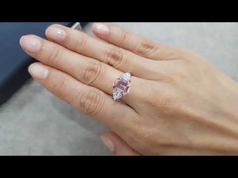 Octagon cut pink tourmaline, 2.97 ct, Congo Video  № 1