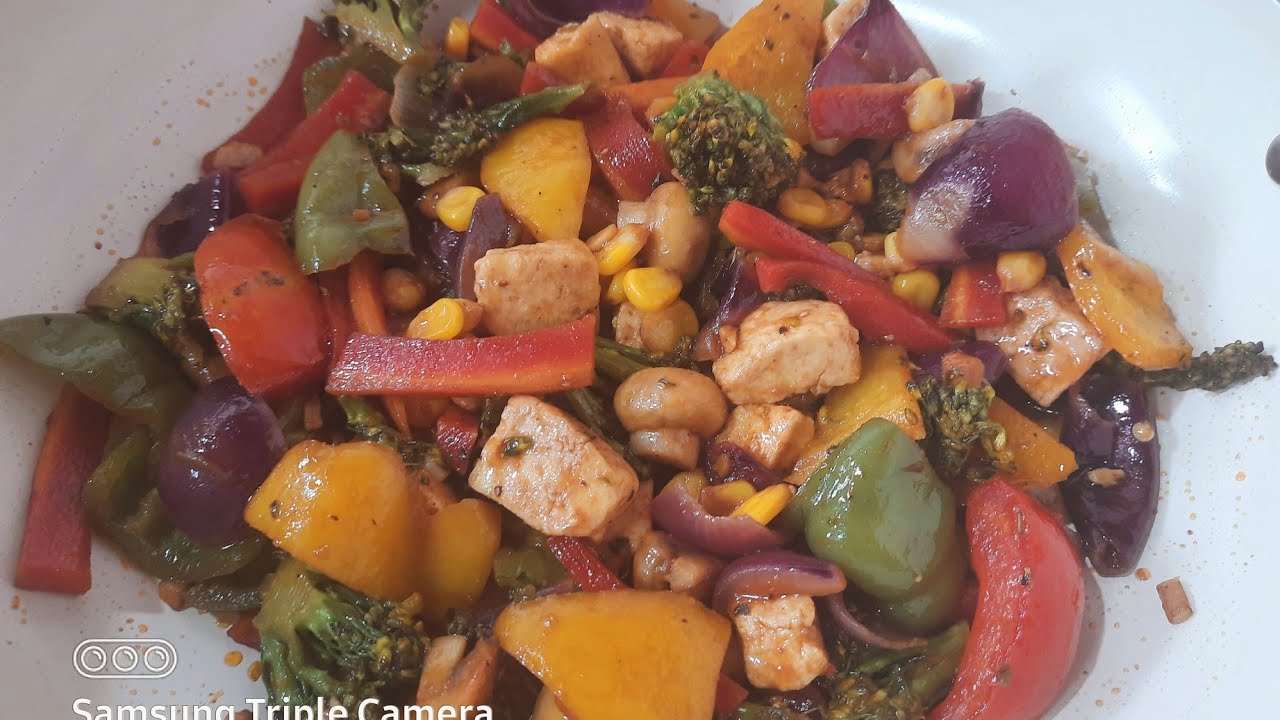 How To Make Stir Fry Vegetables/Sauteed Veggies/Weight loss recipe