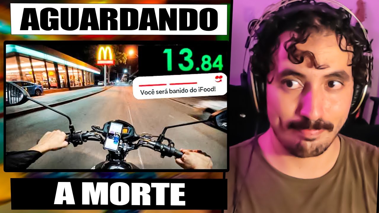 FIZ IFOOD DE MOTO ATÉ LEVAR BANIMENTO (quase deu ruim por causa da PETA) | Leozin React