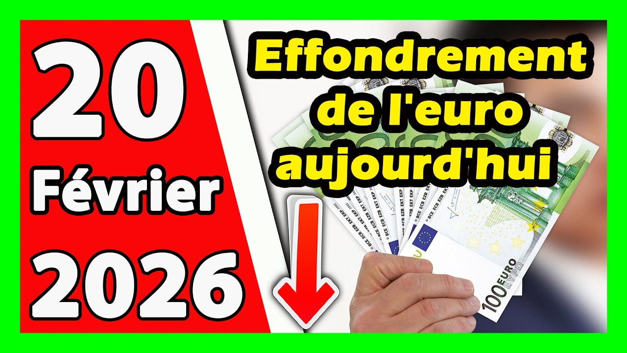 Prix d'euro en algerie marché noir aujourd'hui 20 Févrierr 2026 Taux de change Cours dollars devise