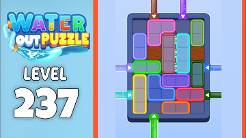Water Out Puzzle level 237 solution 