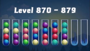 Ball Sort - Color Tube Puzzle | Level 870 - 879