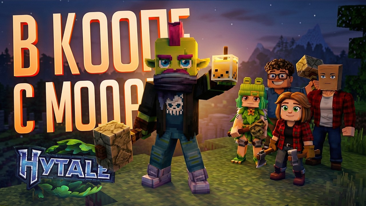 ТОЛПА СТРИМЕРОВ В ПОИСКАХ ПРИКЛЮЧЕНИЙ НА МОЁМ ЛИЧНОМ СЕРВЕРЕ С МОДАМИ — HYTALE // ЛИЧНАЯ НАРЕЗКА