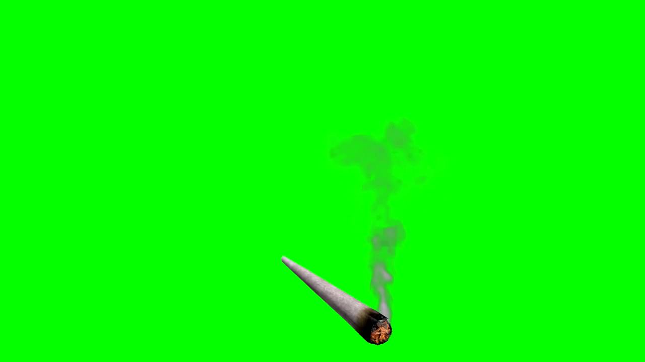 Smoking Joint Green Screen - YouTube.