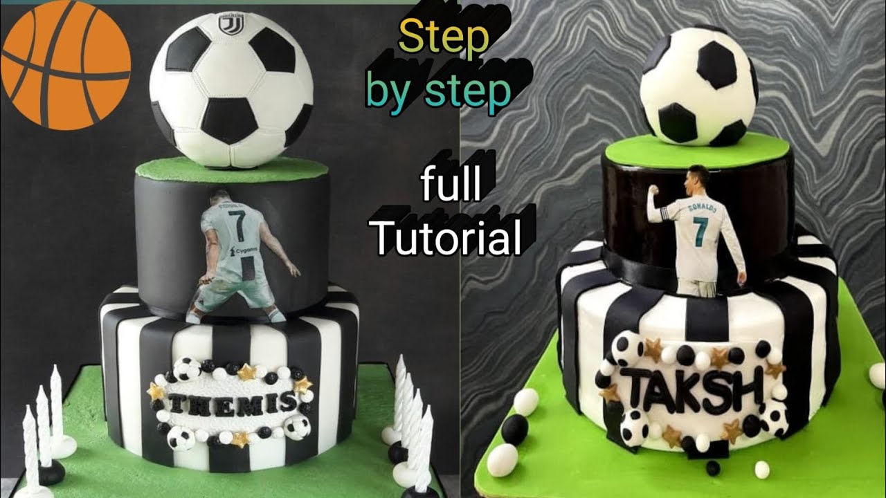 Football Cake Recipe with Step-by-Step Photos