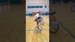 [50M views]점프타기의 고급화 ~~ 이젠 옆으로 점프타기 #외발자전거 #unicycle #진격의방탄 #bts