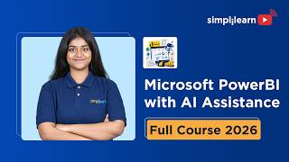 Microsoft Power BI with AI Assistance | Complete AI Data Analytics Course | Simplilearn