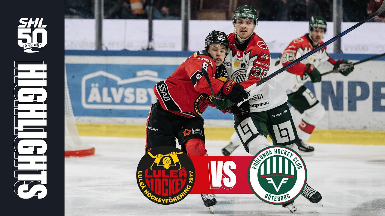 Luleå vs Frölunda | 25 Oktober 2025 | Highlights