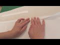 メンズライクシャツ製作工程１（パッチポケット/前立て始末）