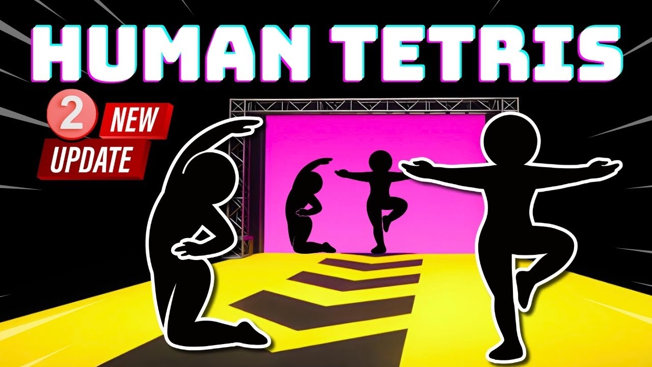 HUMAN TETRIS X CO - OP #2 | 2 Player 