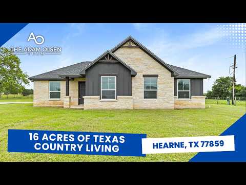 596 J W Martine Road, Hearne, TX home video tour