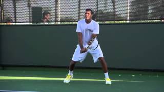 Jo-Wilfried Tsonga Forehand, Backhand and Serve In Super Slow Motion - Indian Wells 2013 - BNP Net Worth