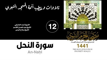 المصحف الصوتي من صلاتي التراويح والقيام بالمسجد النبوي 1441 | سورة النحل (12)