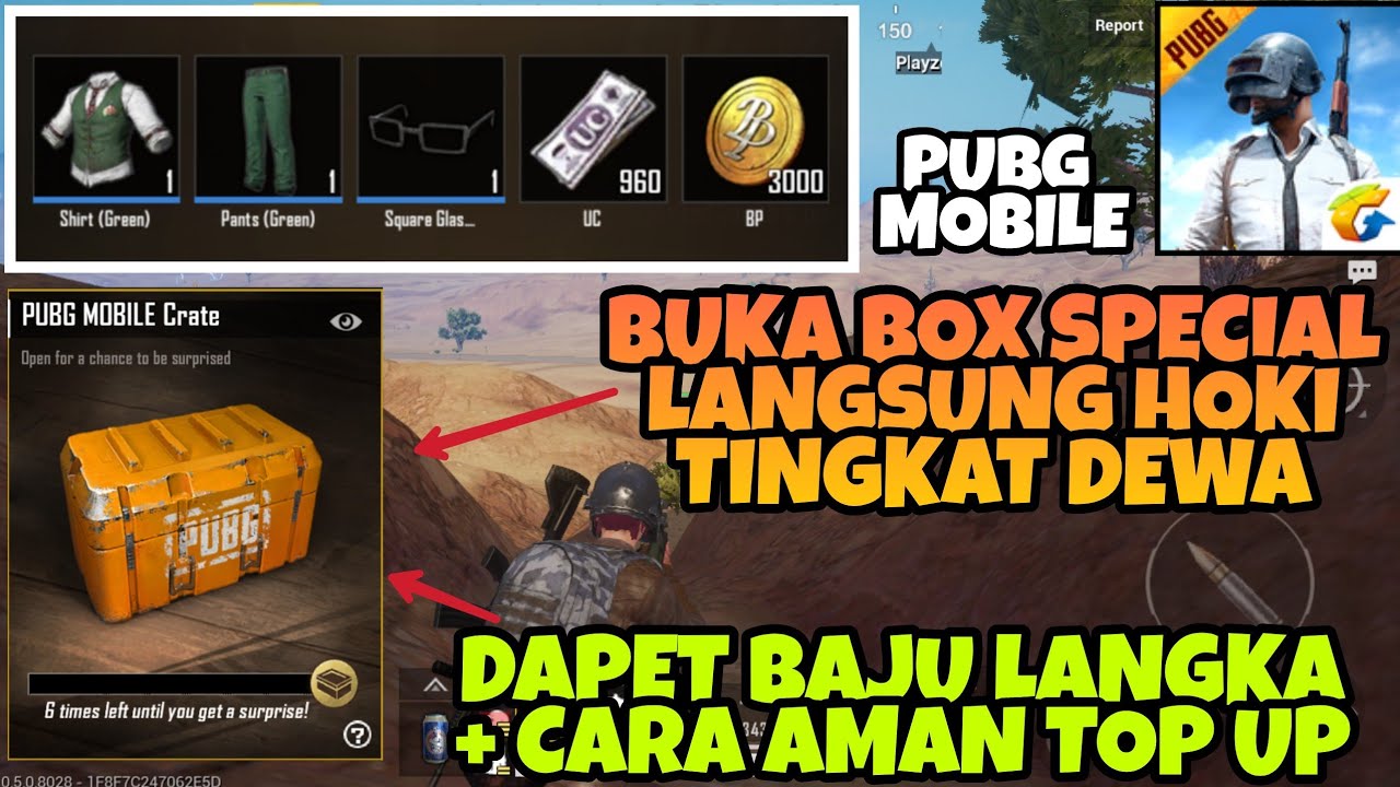 Tips Jitu Buka Crate Peti Spesial Di PUBG MOBILE Cara Top Up